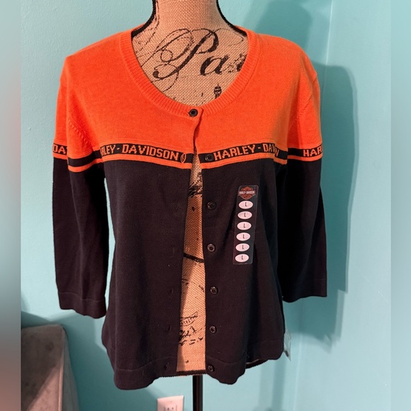 Harley Davidson Gilet en Cuir Electra Clouté Pour Femme